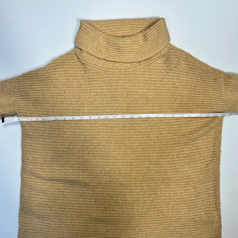 Pilcro Anthropologie Cowl Neck Tunic Sweater Honey Beige Women’s Small Neutral - Picture 9 of 16